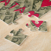 ハクナマタタトークマネーアートプリントデザイン ジグソーパズル (側面)