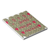 ハクナマタタトークマネーアートプリントデザイン ノートパッド (アングル)