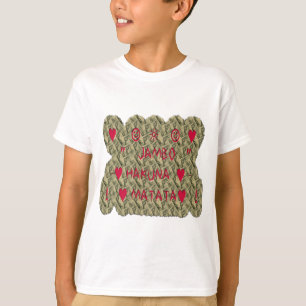 ハクナマタタトークマネーアートプリントデザイン Tシャツ