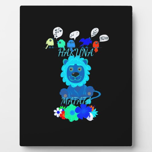 ハクナマタタハクナマタタベビーライオンキング.png フォトプラーク (正面)