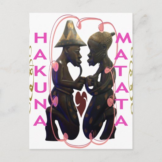 ハクナマタタハクナマタタ ポストカード (正面)