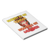 ハクナマタタハクナマタビッグ口。 ノートパッド (アングル)