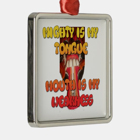 ハクナマタタハクナマタビッグ口。 メタルオーナメント (右)