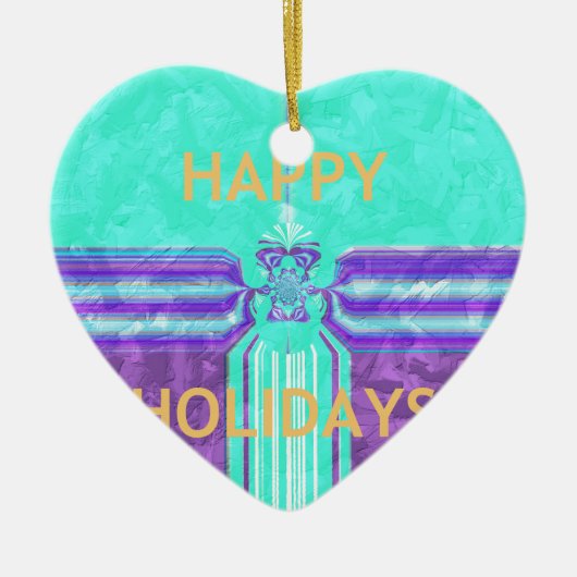 ハクナマタタハッピーホリデイズ セラミックオーナメント (正面)