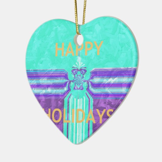 ハクナマタタハッピーホリデイズ セラミックオーナメント (左)