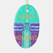 ハクナマタタハッピーホリデイズ セラミックオーナメント (右)