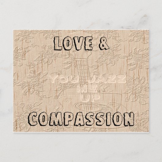 ハクナマタタハンブルパイ私はジャズが大好き ポストカード (正面)