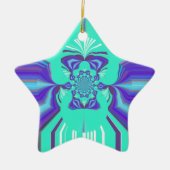 ハクナマタタパープルブレンド セラミックオーナメント (正面)