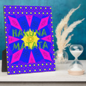 ハクナマタタビューティフルアメージングデザインカラー フォトプラーク (側面)