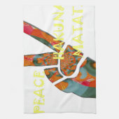 ハクナマタタピース キッチンタオル (縦)