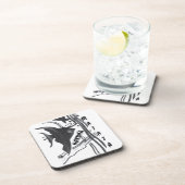 ハクナマタタフィッシュアートプリント コースター (右側)