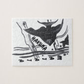 ハクナマタタフィッシュアートプリント ジグソーパズル (横)