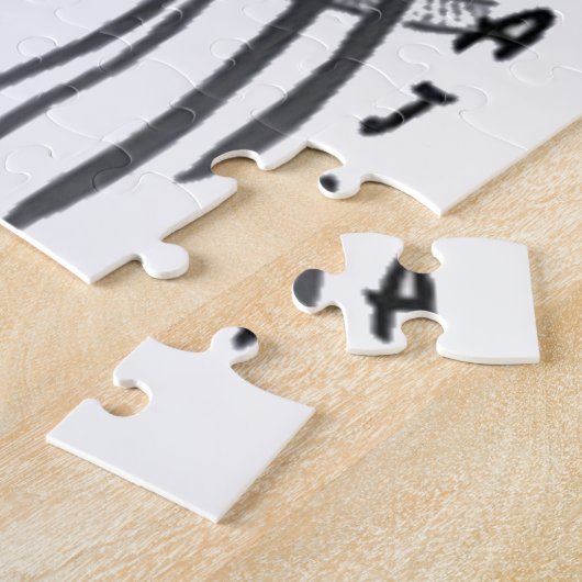 ハクナマタタフィッシュアートプリント ジグソーパズル (側面)