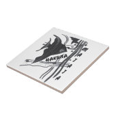 ハクナマタタフィッシュアートプリント タイル (側面)