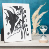 ハクナマタタフィッシュアートプリント フォトプラーク (側面)