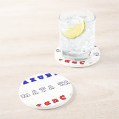 ハクナマタタフランスアートプリント/グラフィック コースター (側面)