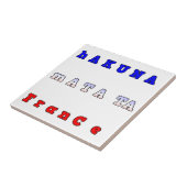 ハクナマタタフランスアートプリント/グラフィック タイル (側面)