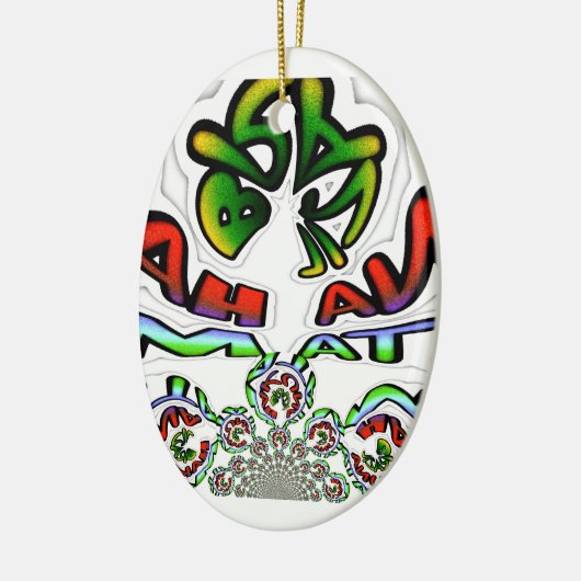 ハクナマタタブラジルギフト セラミックオーナメント (左)