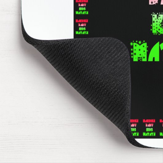 ハクナマタタベビーキッズギフト素晴らしいカラーデシ マウスパッド (コーナー)