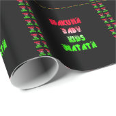 ハクナマタタベビーキッズギフト素晴らしいカラーデシ ラッピングペーパー (ロールコーナー)