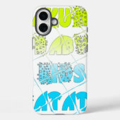 ハクナマタタベビーキッズハッピーカラーズアートプリントデ Case-Mate iPhoneケース (裏面)