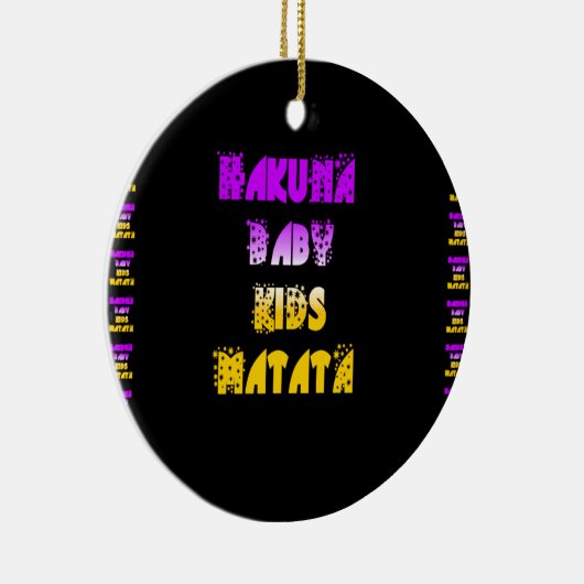 ハクナマタタベビー&キッズアートプリント オーナメント (右)