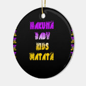 ハクナマタタベビー&キッズアートプリント オーナメント (左)