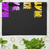 ハクナマタタベビー&キッズアートプリント キッチンタオル (折り畳み)