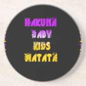 ハクナマタタベビー&キッズアートプリント コースター (正面)