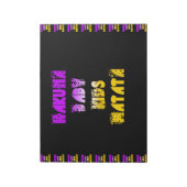 ハクナマタタベビー&キッズアートプリント ノートパッド (回転)