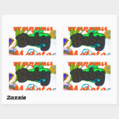 ハクナマタタベビー.png 長方形シール (シート)