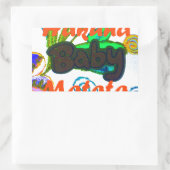 ハクナマタタベビー.png 長方形シール (バッグ)