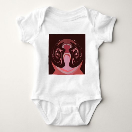 ハクナマタタマスクマンカラー ベビーボディスーツ (正面)