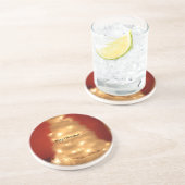 ハクナマタタメリークリスマスホワイト コースター (側面)