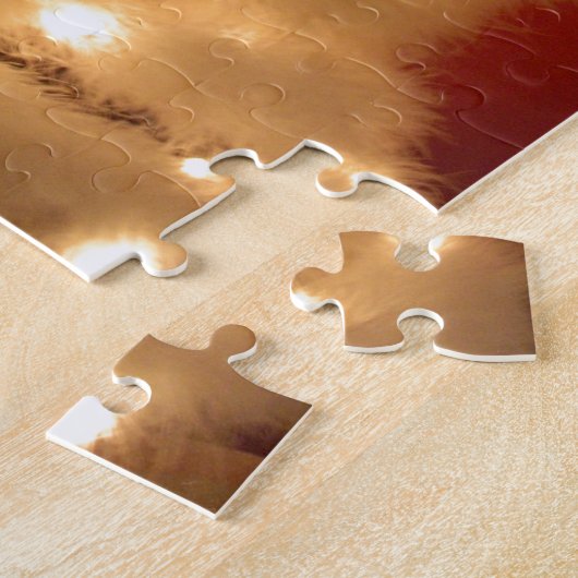 ハクナマタタメリークリスマスホワイト ジグソーパズル (側面)