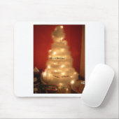 ハクナマタタメリークリスマスホワイト マウスパッド (マウス)