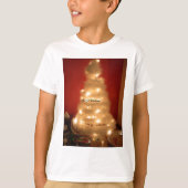 ハクナマタタメリークリスマスホワイト Tシャツ (正面)