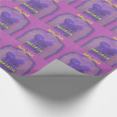 ハクナマタタメリークリスマスラブデザイン。 ラッピングペーパー (角)