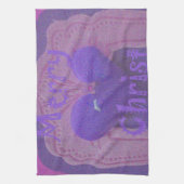 ハクナマタタメリークリスマスラブデザイン.jpg キッチンタオル (縦)