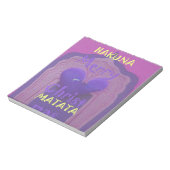 ハクナマタタメリークリスマスラブデザイン.jpg ノートパッド (回転)