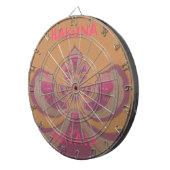 ハクナマタタメリークリスマスラブリーハートデザイン ダーツボード (正面右)