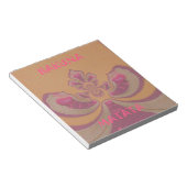 ハクナマタタメリークリスマスラブリーハートデザイン ノートパッド (アングル)