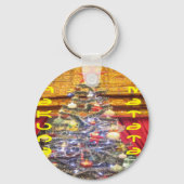 ハクナマタタメリークリスマス&ハッピーニューイヤー.p キーホルダー (正面)