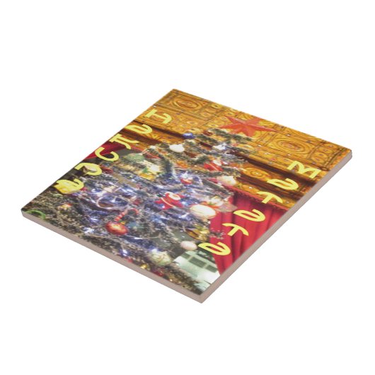 ハクナマタタメリークリスマス&ハッピーニューイヤー.p タイル (側面)