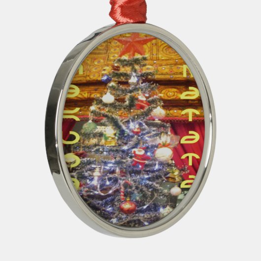 ハクナマタタメリークリスマス&ハッピーニューイヤー.p メタルオーナメント (右)