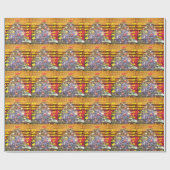 ハクナマタタメリークリスマス&ハッピーニューイヤー.p ラッピングペーパー (フラット)