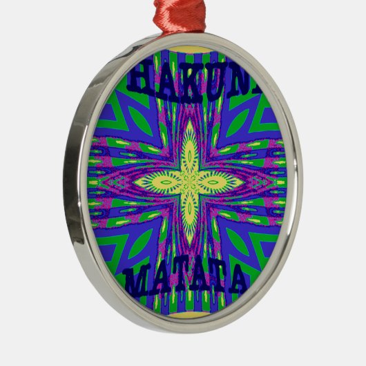 ハクナマタタモンバサカンガ メタルオーナメント (右)