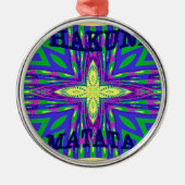 ハクナマタタモンバサカンガ メタルオーナメント (正面)