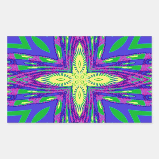 ハクナマタタモンバサカンガ 長方形シール (正面)