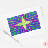 ハクナマタタモンバサカンガ 長方形シール (封筒)